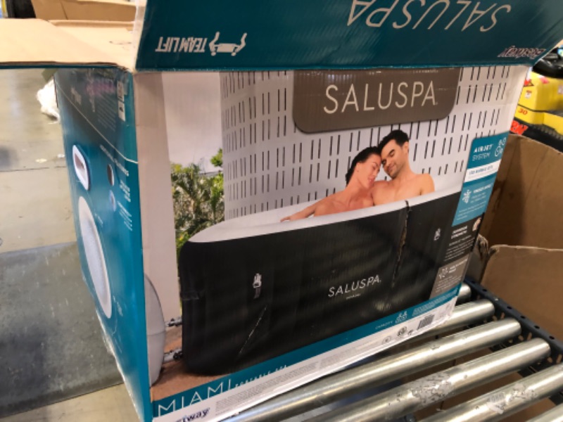 Photo 2 of Bestway SaluSpa Miami Inflatable Hot Tub, 4-Person AirJet Spa