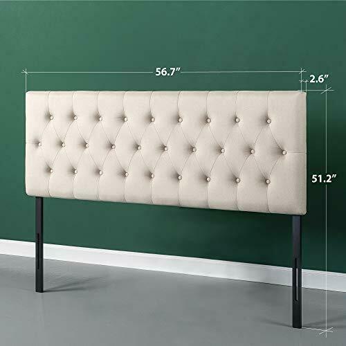 Photo 2 of ZINUS Trina Upholstered Headboard / Button Tufted Upholstery / Adjustable Hei...
