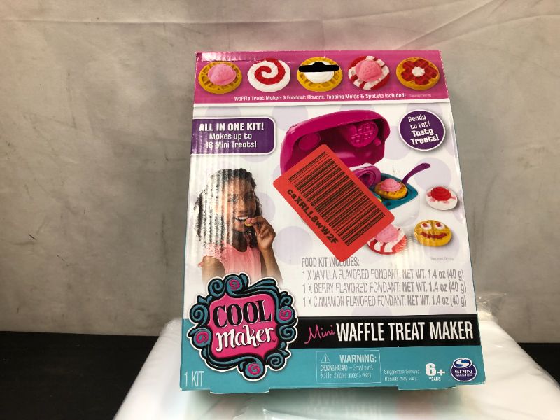 Photo 3 of Cool Maker – All in One Food Craft Kit – Mini Waffle Treat Maker
