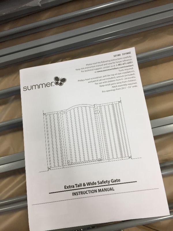 Photo 4 of Summer Infant Extra Tall & Extra Wide Safety Gate