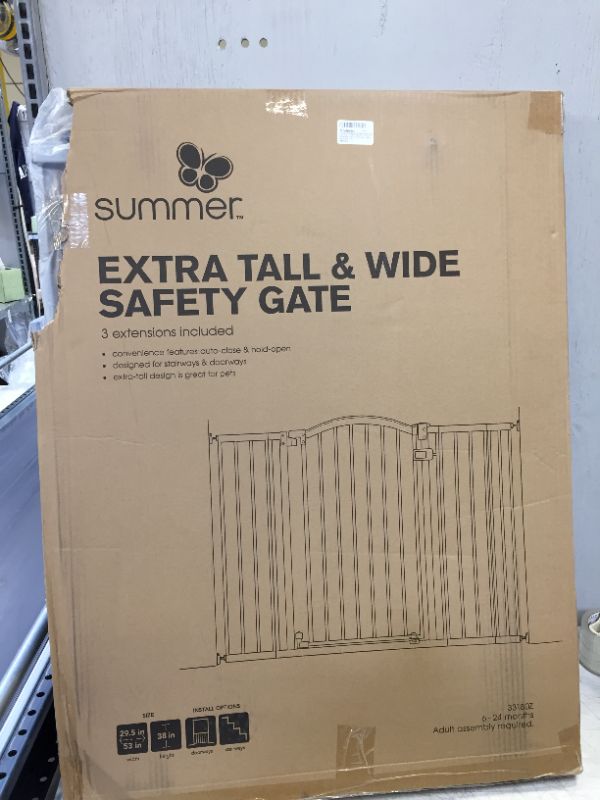 Photo 5 of Summer Infant Extra Tall & Extra Wide Safety Gate