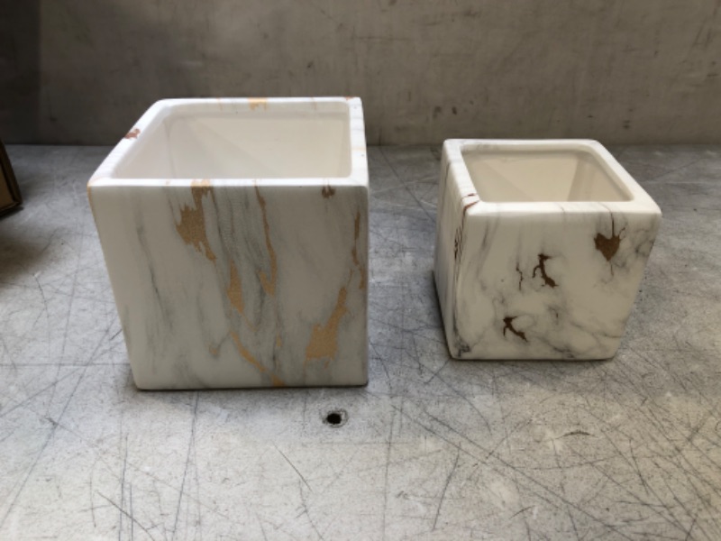 Photo 1 of 2 Square Pots 