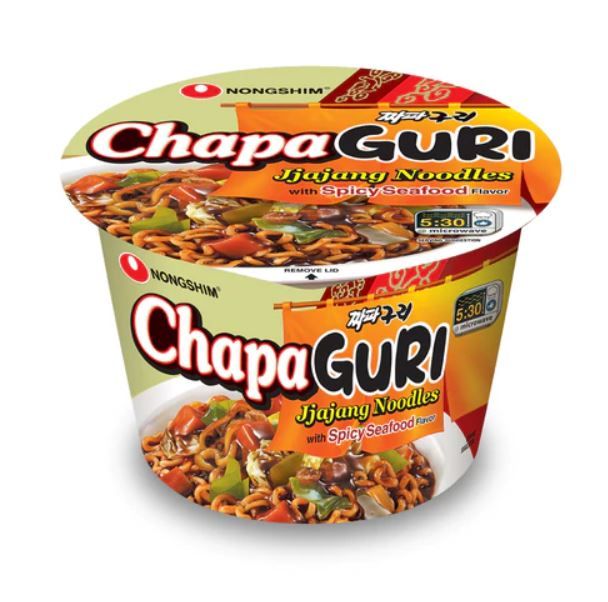 Photo 1 of Nongshim Chapaguri jjajang noodles 4.02oz Spicy Seafood Flavor 