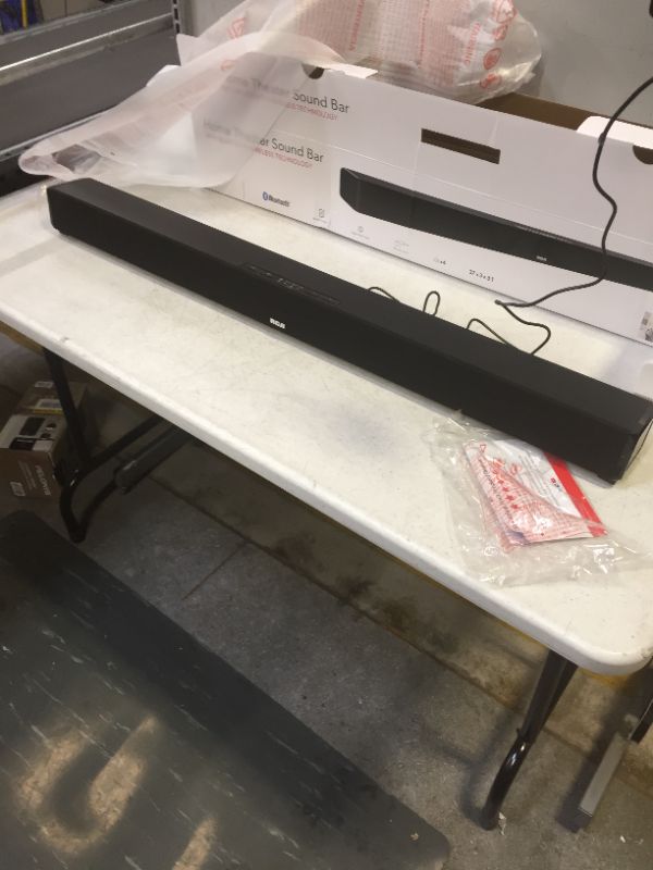 Photo 4 of RCA (RTS7010BR6) 37" Home Theater Sound Bar with Bluetooth, Black
