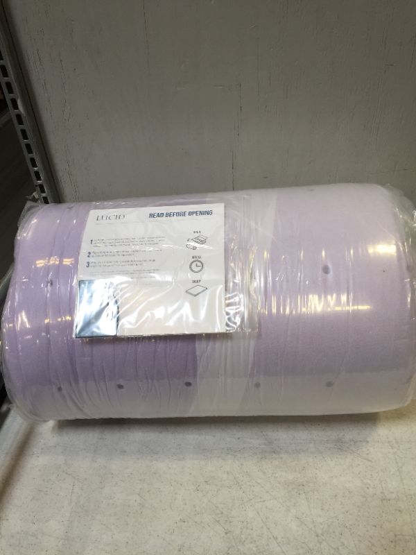 Photo 3 of 3" Lavender Memory Foam Mattress Topper
