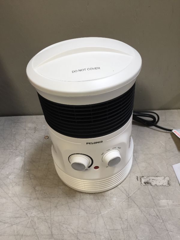 Photo 5 of PELONIS PH-17P 1500W Fast Heating, Programmable Thermostat, Easy Control, Widespread Oscillation, Over Heating Tip-Over Switch Protection, 360-Degree Surround Fan Forced Heater
(factory sealed) (opened to take photos)
