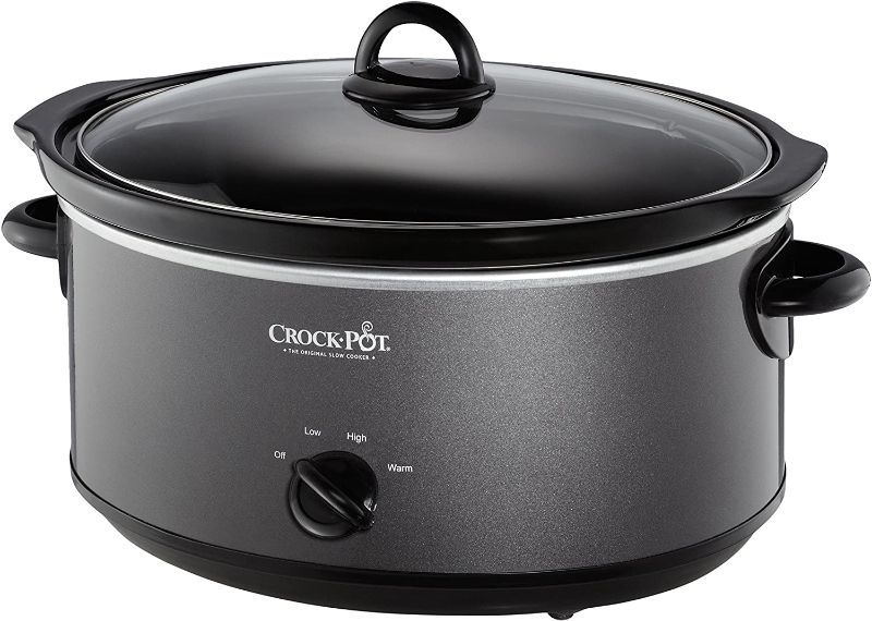 Photo 1 of Crockpot SCV700-KC Crock Pot, 7 quarts, Charcoal
