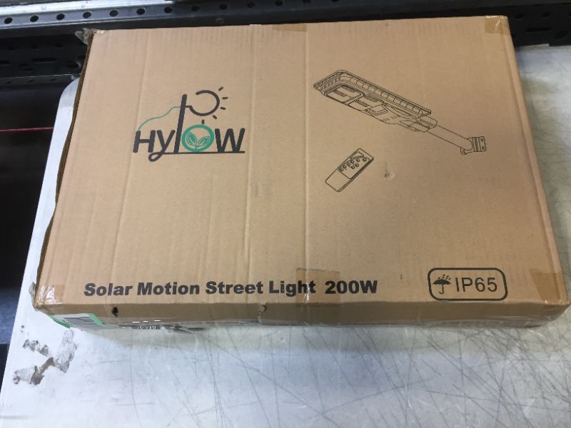 Photo 6 of 400W Solar Street Light Outdoor 40000 Lumens Dusk to Dawn Motion Sensor Solar Lights Outdoor IP65 Waterproof LED Flood Light Solar Powered with Remote Control---ITEM IS DIRTY---HAS SOME SMALL SCRATCHES AROUND IT---LOOSE HARDWARE---