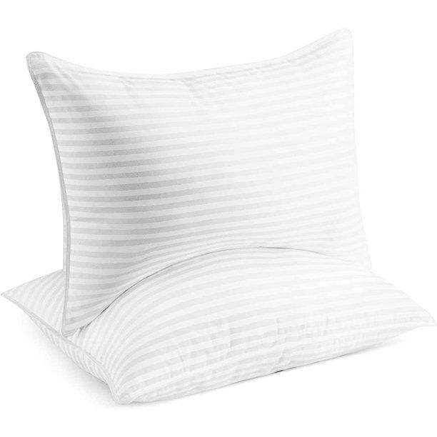 Photo 1 of Beckham Hotel Collection Luxury Linens Down Alternative Pillows for Sleeping, Queen, 2 Pack
