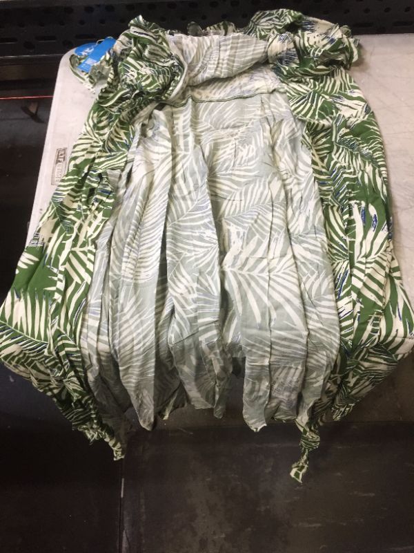 Photo 2 of Ali Tropical Wrap Tie Waist Dress---MEDIUM---

