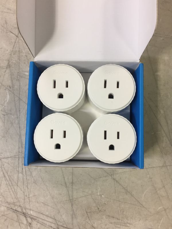 Photo 2 of Govee Smart Wi-Fi Plug(4 Pack)-MODEL H5081
