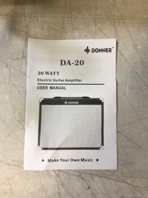 Photo 6 of Donner Electric Guitar Amp 20W, Guitar Practice Amplifier Combo DA-20 with 8" Speaker? Clean & Distorted Dual Channel Sound Circuit Design
