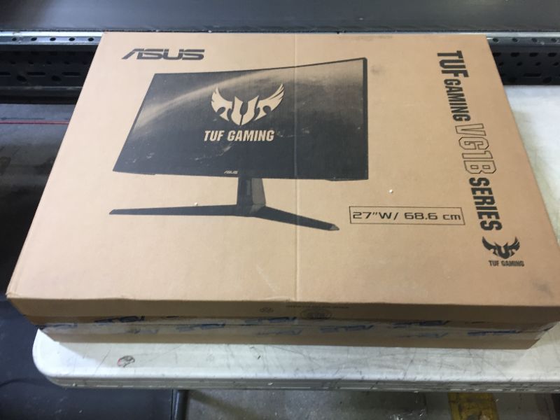 Photo 9 of ASUS TUF Gaming VG27VH1B 27” Curved Monitor, 1080P Full HD, 165Hz (Supports 144Hz), Extreme Low Motion Blur, Adaptive-sync, FreeSync Premium, 1ms, Eye Care, HDMI D-Sub, BLACK---ITEM IS DIRTY---