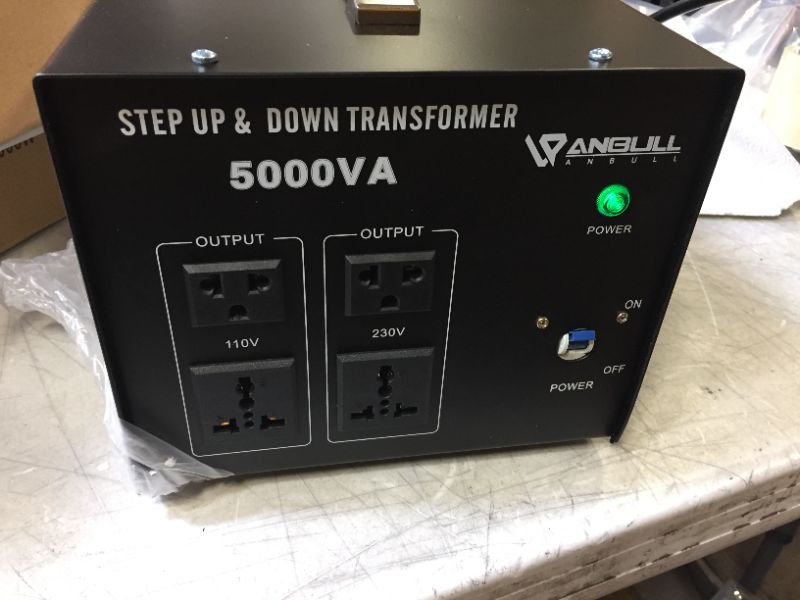 Photo 2 of Anbull Voltage Converter 5000 Watt Voltage Transformer, 220V / 230V / 240 Volt to 110V / 120 Volt or 110V / 120 Volt to 220V / 230V / 240 Volt, Heavy Duty Step Up & Down Transformer Converter
