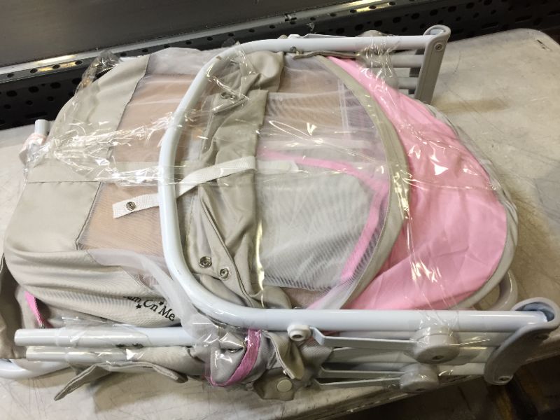 Photo 5 of Dream On Me Karley Bassinet in Grey and Pink
