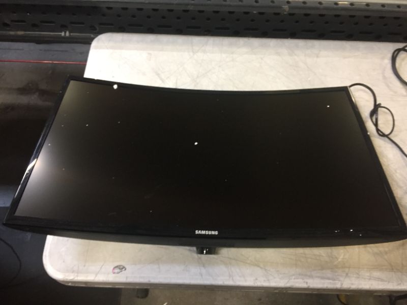 Photo 2 of Samsung C27F390 27" Curved Screen LED LCD Business Monitor - 1920 x 1080 FHD Display - Vertical Alignment (VA) Panel - 1800R Ultra-curved screen---SCREEN IS DIRTY---