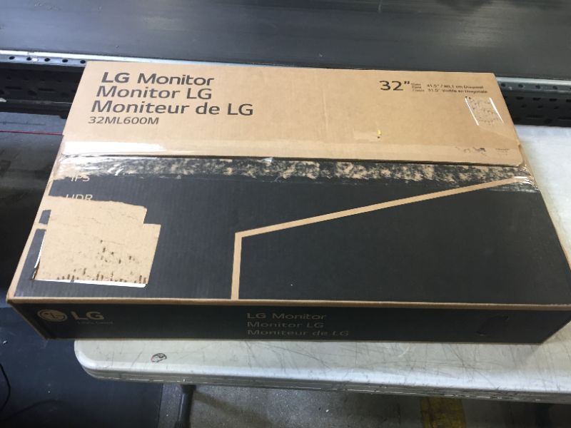 Photo 1 of LG 32ML600M-B 32” Inch Full HD IPS LED Monitor with HDR 10 - Black
