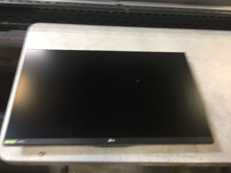 Photo 2 of LG 27GL83A-B 27 Inch Ultragear QHD IPS 1ms NVIDIA G-SYNC Compatible Gaming Monitor, Black---MISSING POWER CORD---
