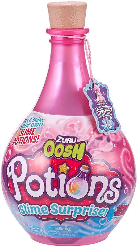 Photo 1 of Oosh Slime Potions Lab Surprise DIY Slime Kit Pink- Discover Magical Fluffy Putty Slime Recipes for Kids Ages 4+
