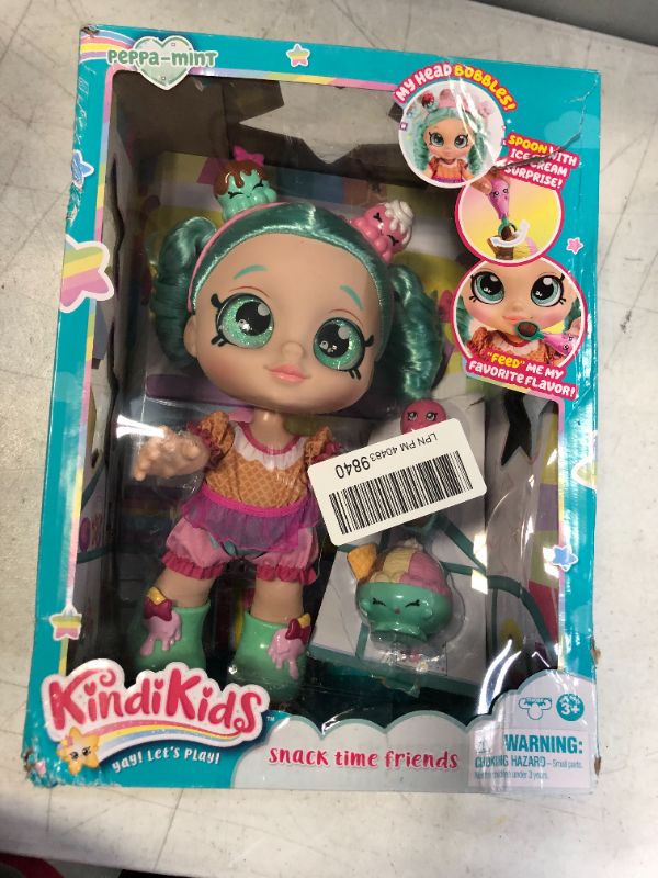 Photo 2 of Kindi Kids Snack Time Friends Pre school 10 inch doll Peppa-Mint
