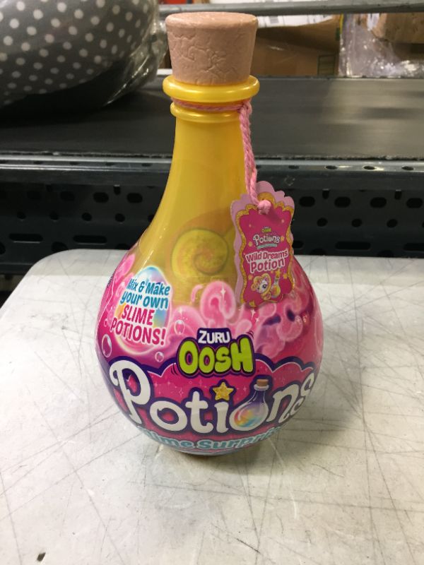 Photo 2 of Oosh Slime Potions Lab Surprise DIY Slime Kit Pink- Discover Magical Fluffy Putty Slime Recipes for Kids Ages 4+
