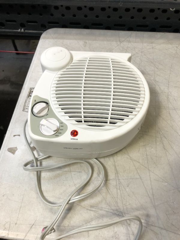 Photo 3 of 1500-Watt Electric Fan Forced Portable Heater---ITEM IS DIRTY---HAS SOME BLACK MARKS AROUND---
