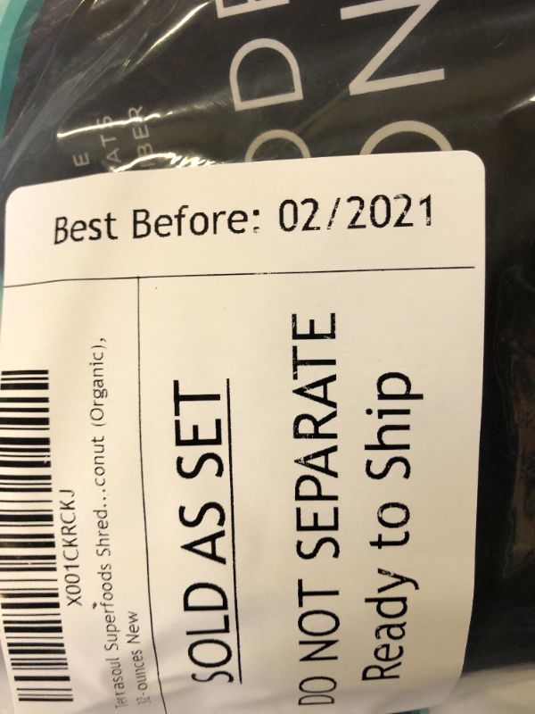 Photo 3 of ---BEST BEFORE DATE WAS 02/2021---Terrasoul Superfoods Organic Coconut Flakes, 2 Lbs/16 Ounce - Medium Flakes | Unsweetened---24 COUNT---