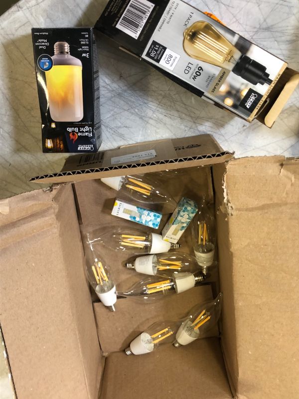 Photo 1 of BUNDLE OF VARIOUS LIGHT BULBS SOLD AS IS