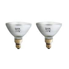 Photo 1 of 90-Watt PAR38 Halogen Indoor/Outdoor Flood Light Bulb (2-Pack)