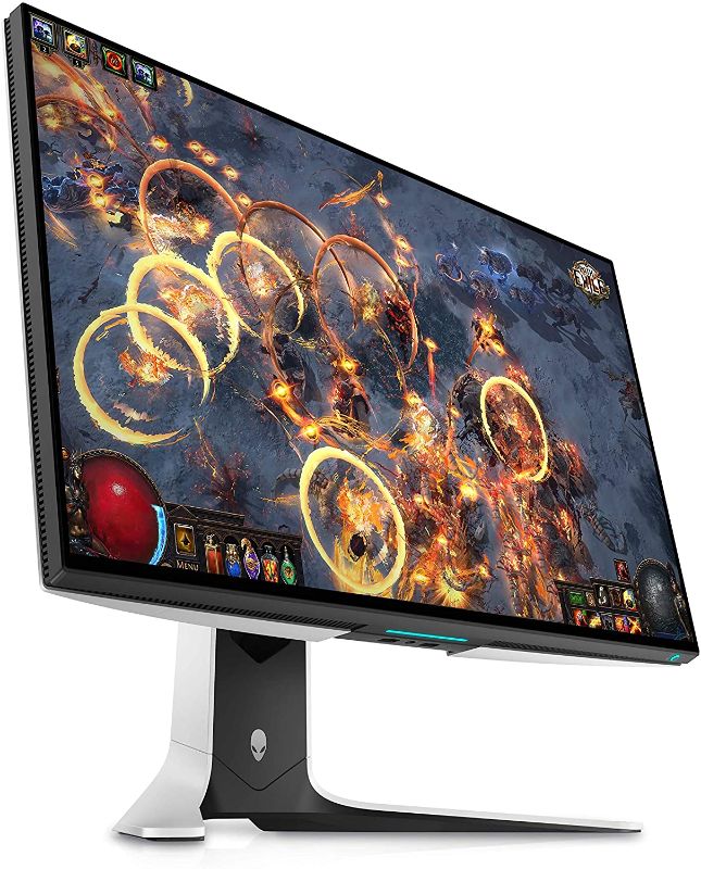 Photo 1 of Alienware 27 Gaming Monitor - AW2721D (Latest Model) - 240Hz, 27-inch QHD, Fast IPS Monitor with VESA DisplayHDR 600, NVIDIA G-SYNC Ultimate Certification and IPS Nano Color Technology, White, XW3CK
