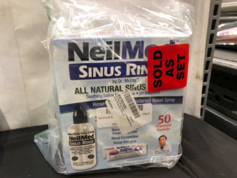 Photo 1 of 2 pack Neilmed Sinurinse/60 Sachets Kit Including P & P* exp---2023-04