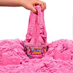 Photo 1 of  SLIMYSAND by Horizon Group USA, 1.5 Lbs of Stretchable, Expandable, Moldable Cloud Slime, Non Stick, Slimy Play Sand in A Reusable Bucket, Pink- A Sensory Activity