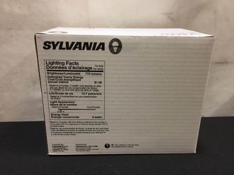 Photo 1 of Brand new factory sealed--2 - SYLVANIA SMART+ Bluetooth LED Light Bulbs, BR30 9W Soft White, Dimmable,
