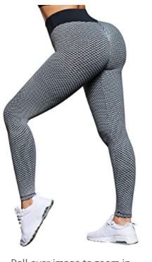 Photo 1 of OMKAGI Sexy Butt Lifting Workout Leggings for Women Textured Booty High Waist Yoga Pant
Size S 