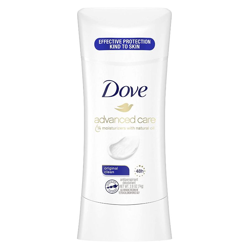 Photo 1 of  3 pack Dove Advanced Care Antiperspirant Deodorant Stick for Women, Original Clean, for 48 Hour Protection And Soft And Comfortable Underarms, 2.6 oz
