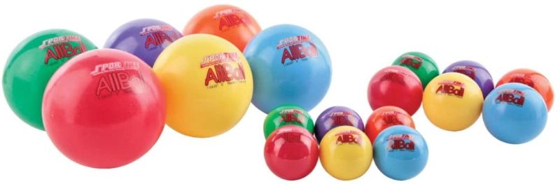 Photo 1 of Balls R US 020502 Sportime 4 in. Multi-Purpose Inflatable All-Balls, Set of 6