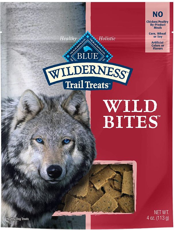 Photo 1 of 5 PACK -  EXP JAN 2022 - Blue Buffalo Wilderness Trail Treats Wild Bites Grain Free Soft-Moist Dog Treats