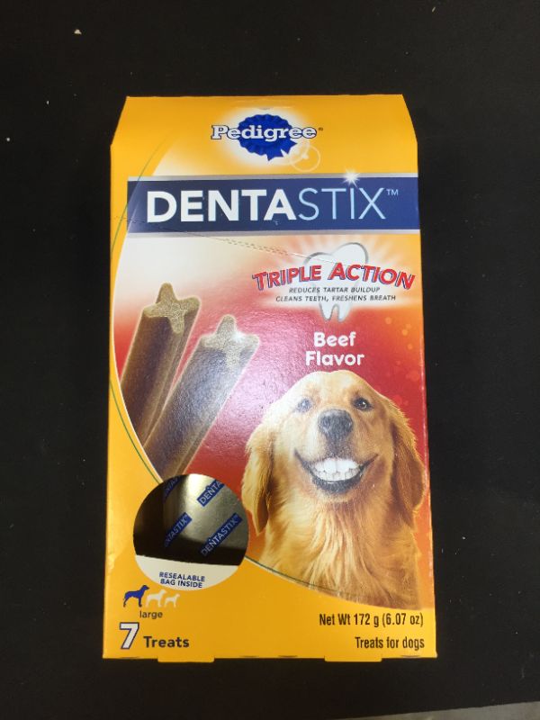 Photo 1 of 7 PACK - DENTASTIX BEEF FLAVOR EXP 03/2022