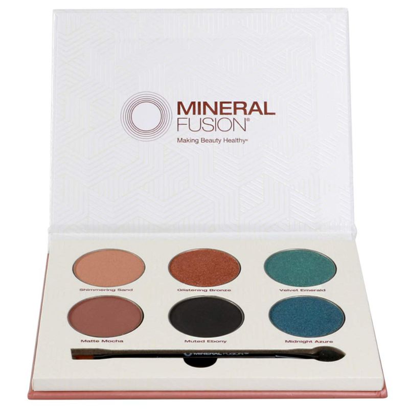 Photo 1 of Mineral Fusion, Limited Edition Velvet Eye Shadow Palette, Multi Colors, 1 Count