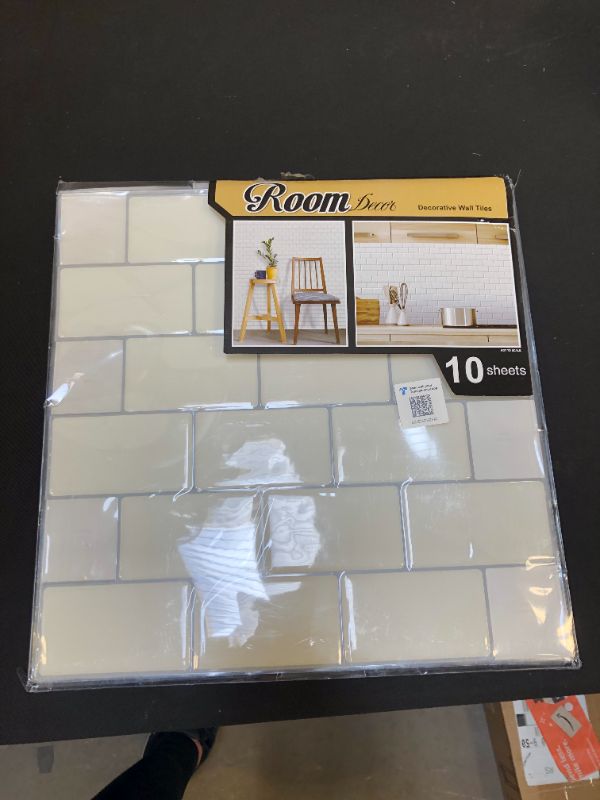 Photo 1 of 10 SHEETS ROOM ADHESIVE WALL TILES 