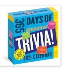 Photo 1 of 365 Days of Amazing Trivia! Page-A-Day Calendar 2021 Calendar – Day to Day Calendar, July 21, 2020