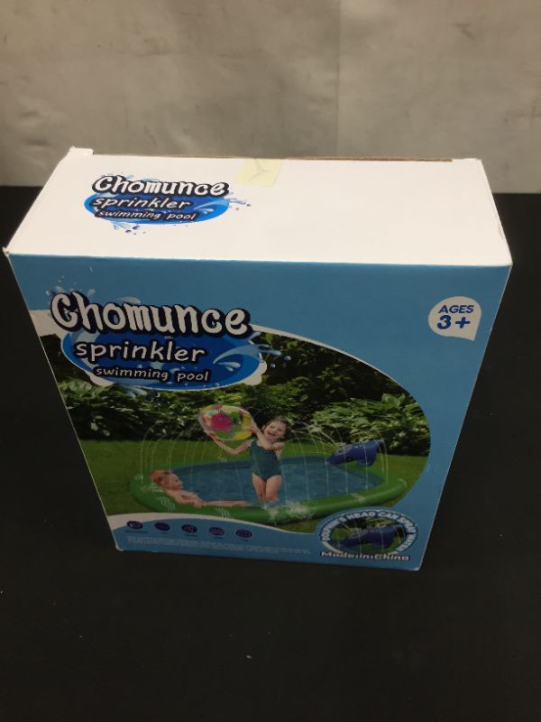 Photo 2 of Chomunce Inflatable Swimming Pool with Water Jets Outdoor for Water Walking Summer Games Small Large for Boy