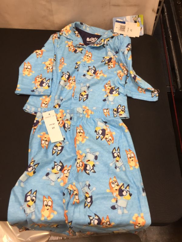 Photo 1 of BLUEY size 2T PJ set 