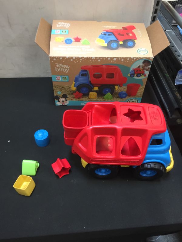 Photo 2 of Green Toys Mickey Mouse & Friends Shape Sorter Truck