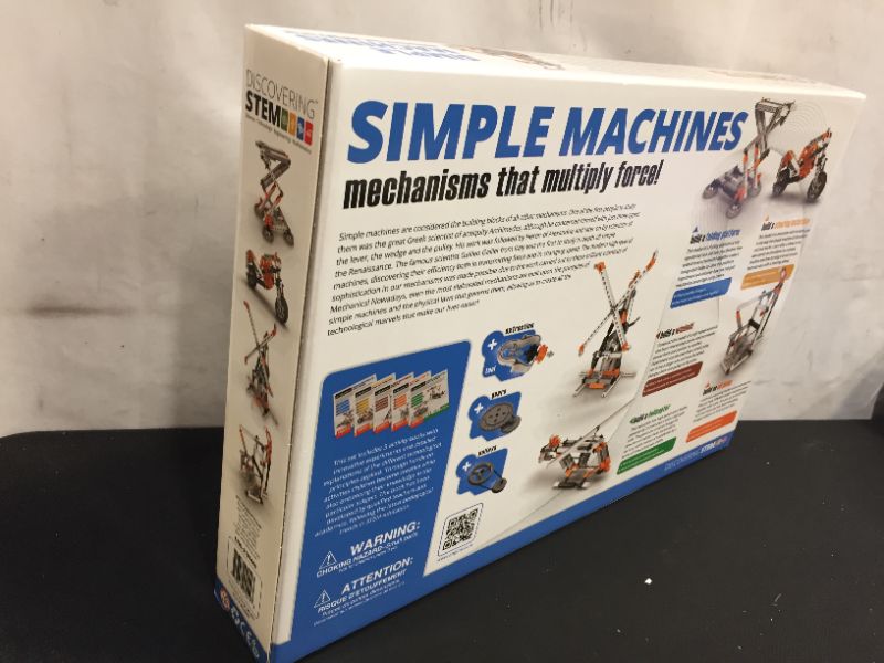 Photo 4 of ***Brand New Factory Sealed***Engino Discovering Stem Simple Machines Mechanisms That Multiply Force | 60 | |
