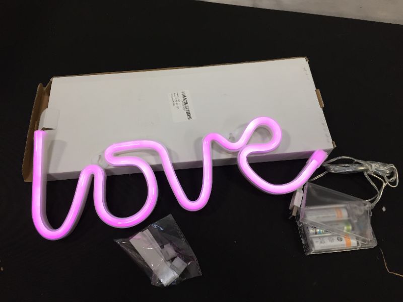 Photo 1 of neon light **battery not included**
