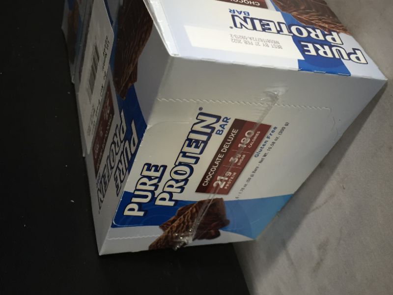 Photo 1 of 36/1.76 Oz Pure Protein Bar,variety Chocolate Snack,gluten Free EXP--12-JAN-2022
