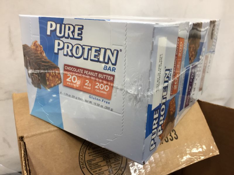 Photo 2 of 36/1.76 Oz Pure Protein Bar,variety Chocolate Snack,gluten Free
Exp--12 Jan-2022