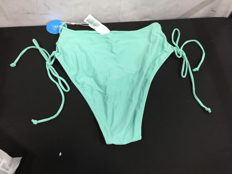 Photo 3 of 1 Piece Fiona Green Lace-Up Bikini Bottom Size L 