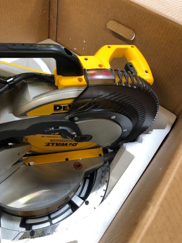 Photo 4 of DEWALT Miter Saw, Double-Bevel, Compound, 12-Inch, 15-Amp (DWS716)
